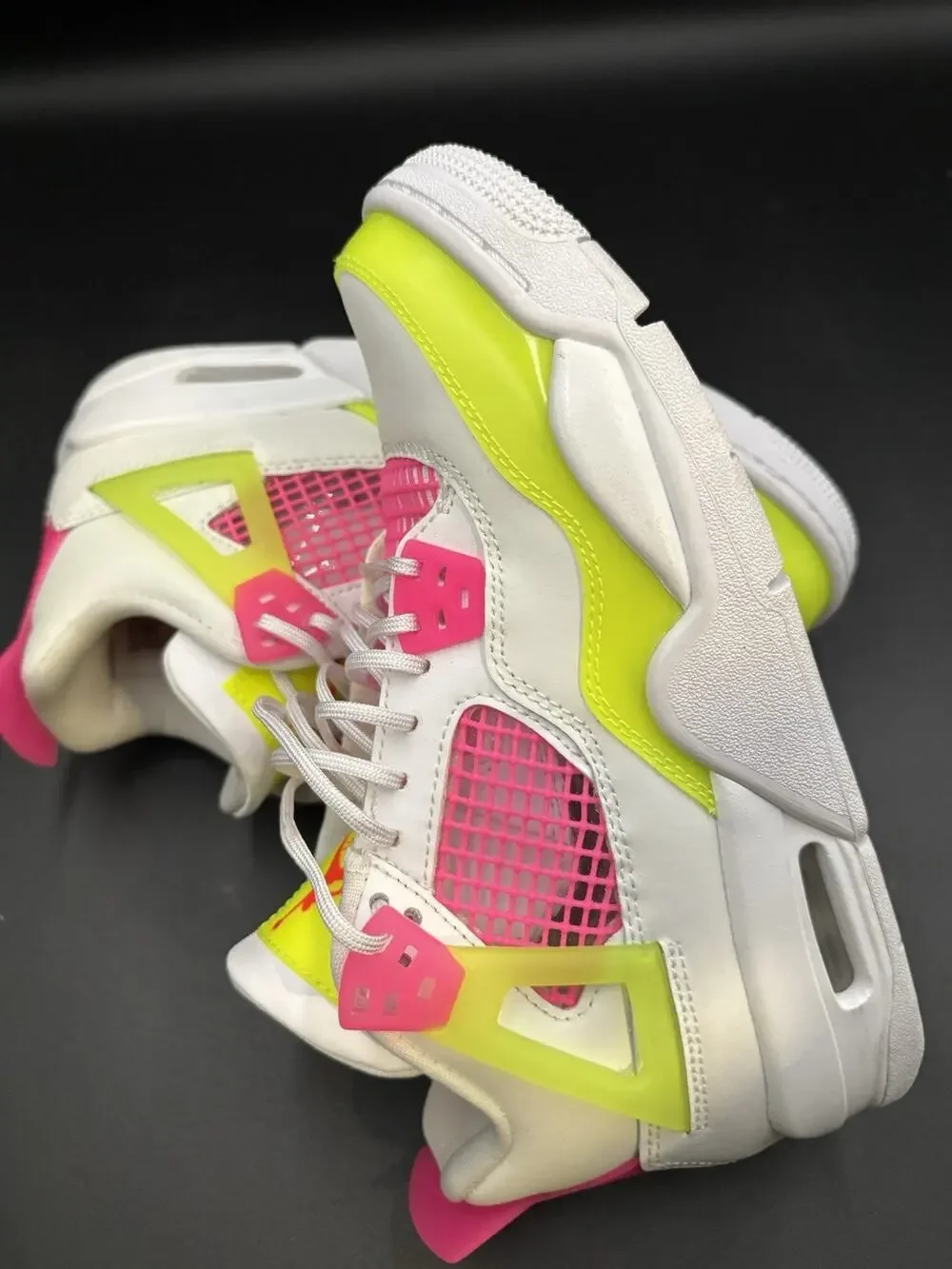 Nike Air Jordan 4 Retro GS Lemon Venom 5Y CV7808-100